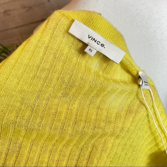 VINCE Elbow Sleeve Cashmere Pullover NWT - Picture 13 of 16